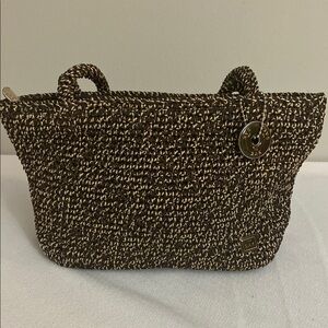 The Sak Brown Textured mini Bag